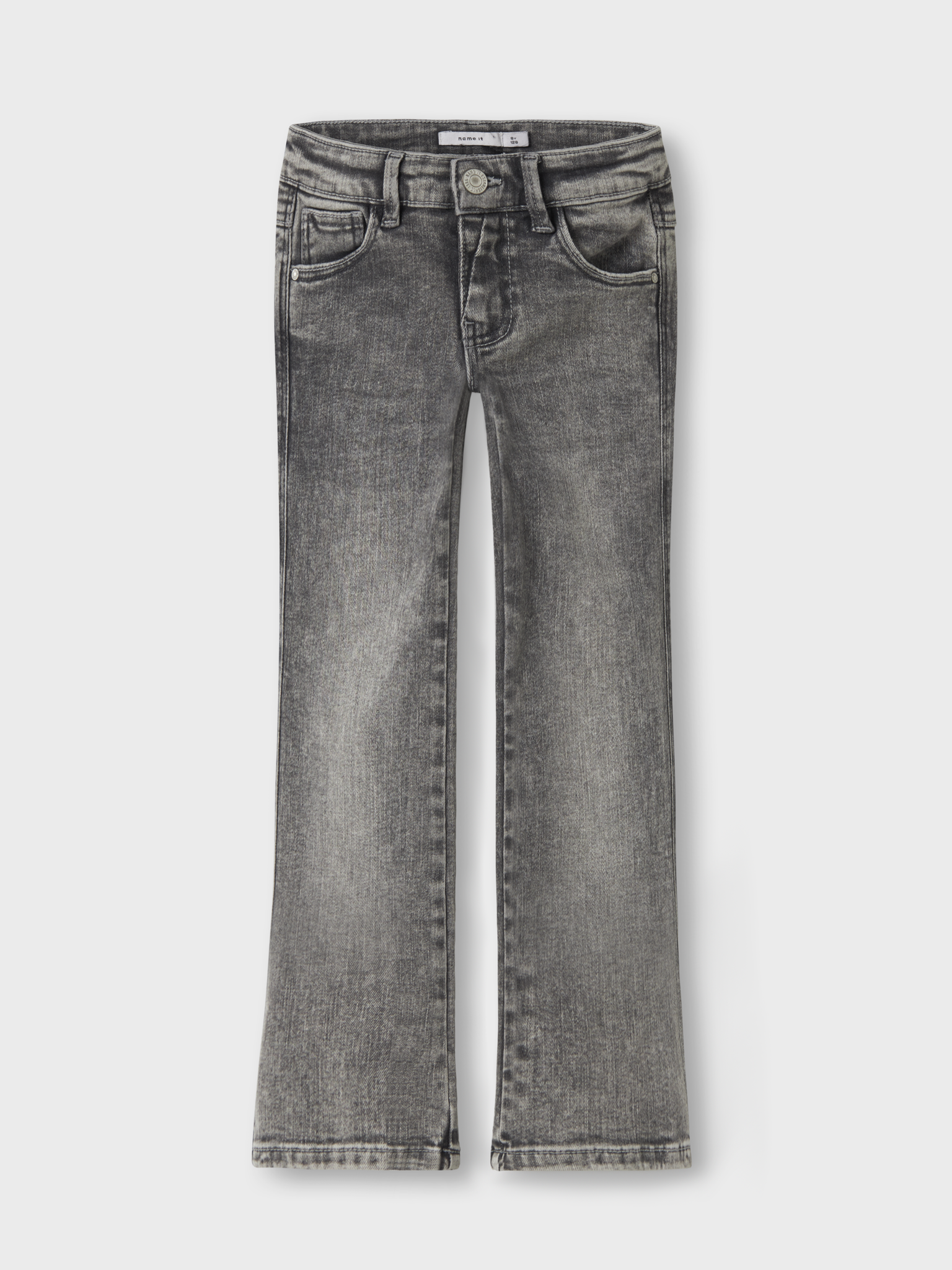 Name it winter jeansbroek meisjes - grijs - bootcut fit - NkfPolly afbeelding