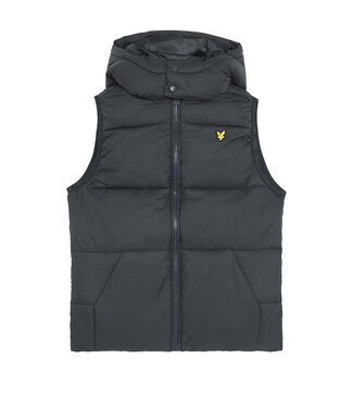 Lyle & Scott winter gilet jongens - donker navy blauw - gewatteerd