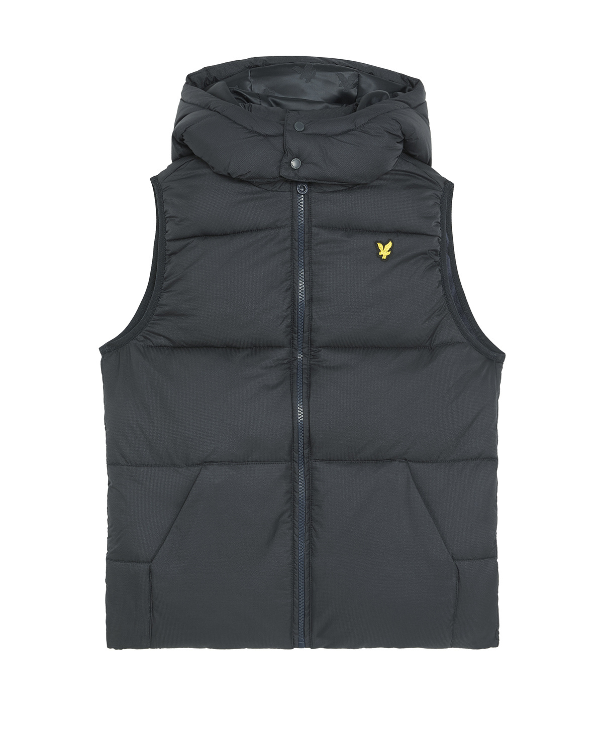 Lyle & Scott winter gilet jongens - donker navy blauw - gewatteerd afbeelding