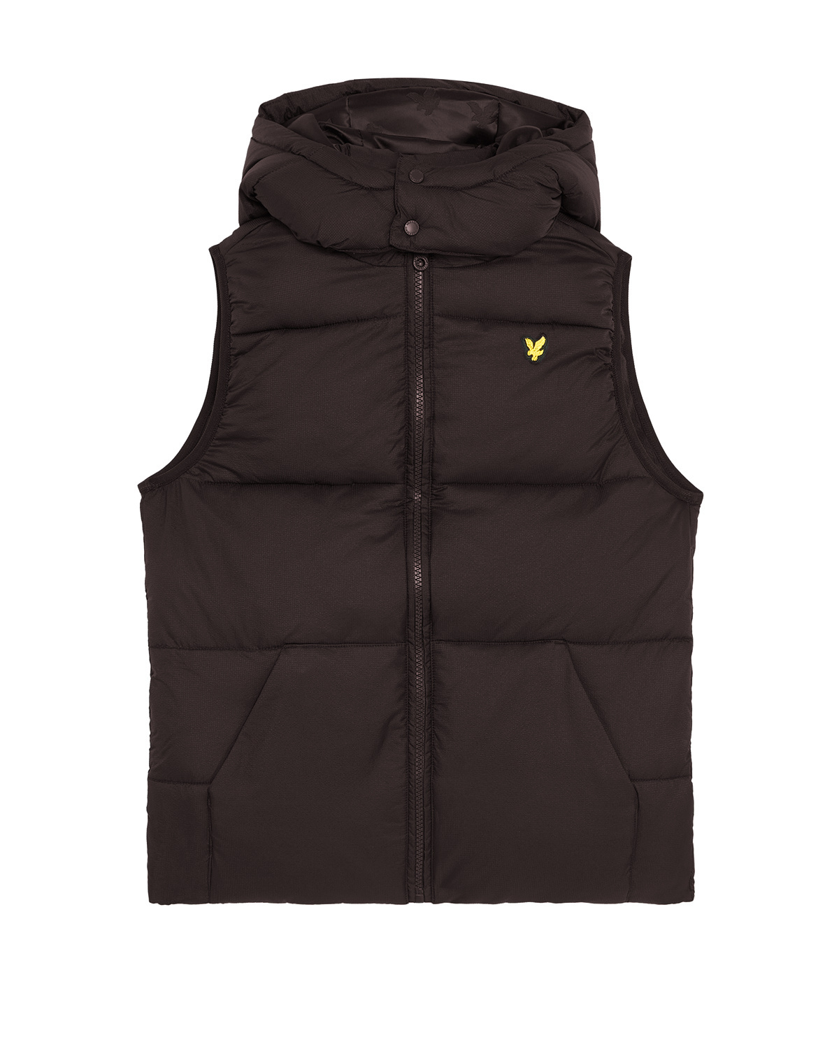 Lyle & Scott winter gilet jongens - zwart - gewatteerd afbeelding