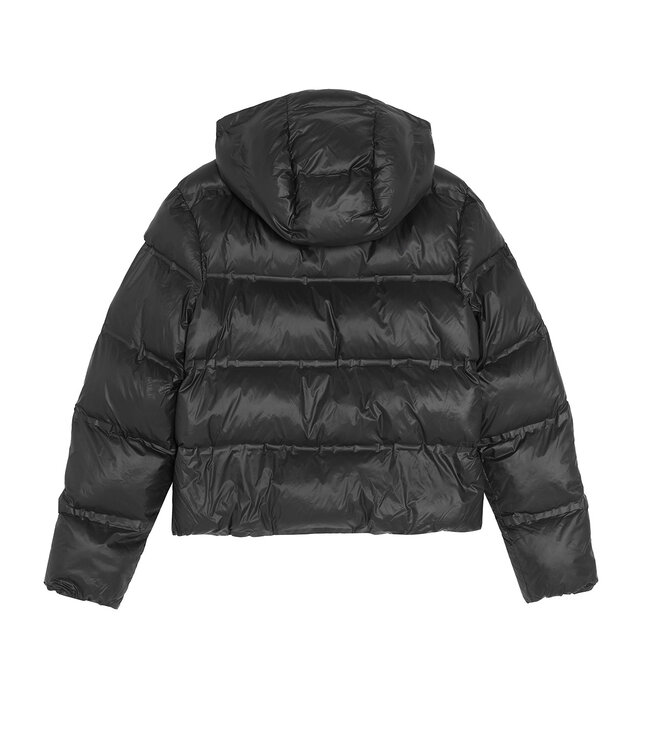 Lyle & Scott winter winterjas jongens - zwart - puffer, cropped