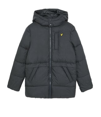 Lyle & Scott winter winterjas jongens - donker navy blauw - puffer, gewatteerd