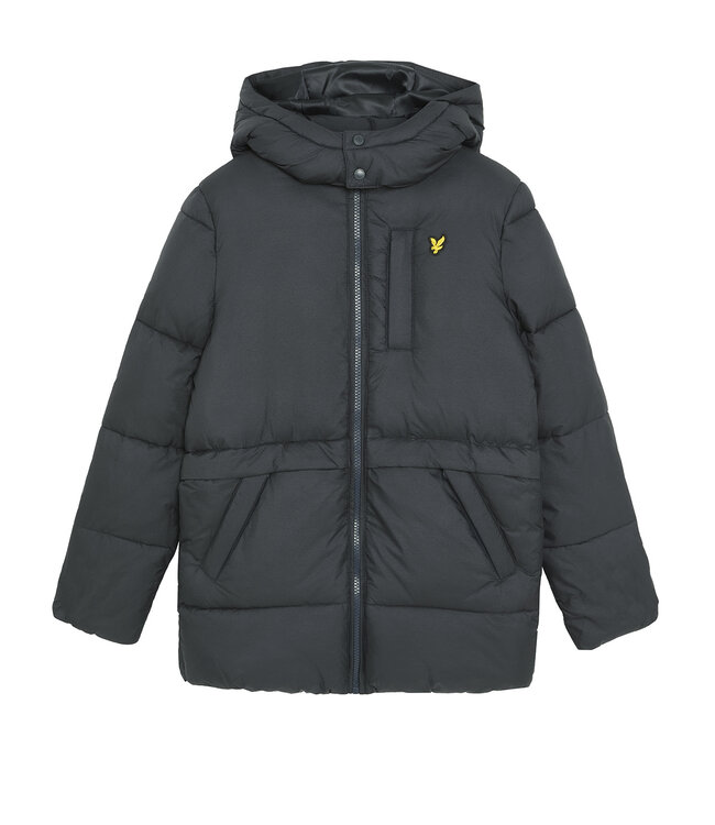 Lyle & Scott winter winterjas jongens - donker navy blauw - puffer, gewatteerd