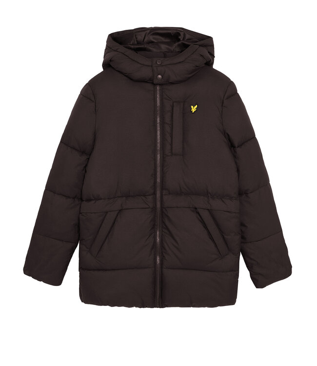 Lyle & Scott winter winterjas jongens - zwart - puffer, gewatteerd
