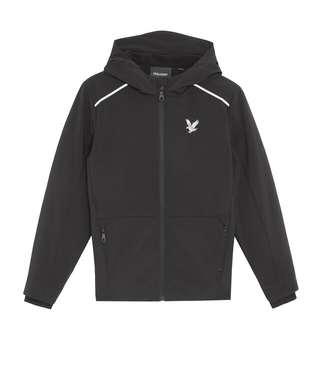 Lyle & Scott winter winterjas jongens - zwart - gewatteerd