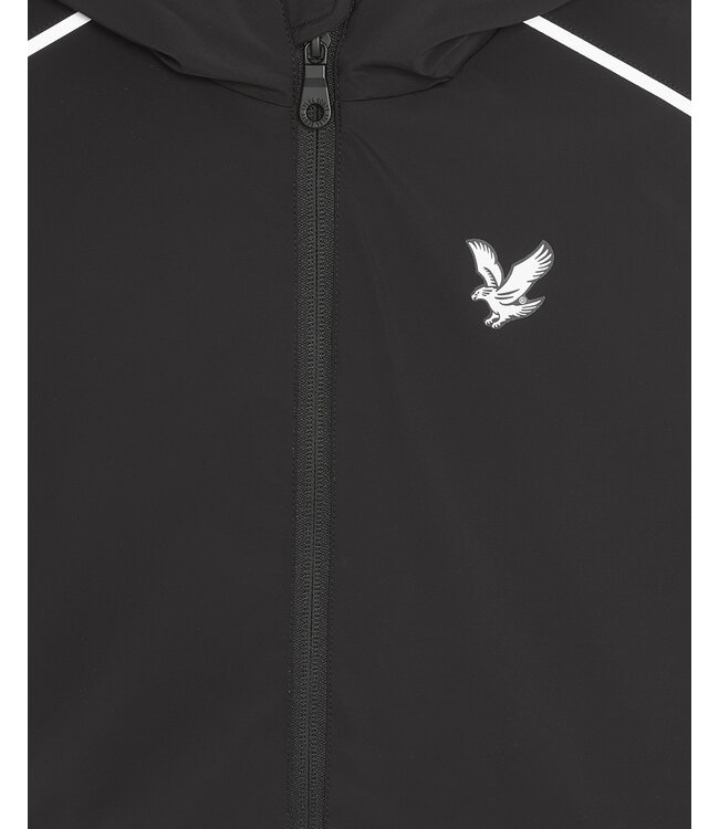 Lyle & Scott winter winterjas jongens - zwart - gewatteerd