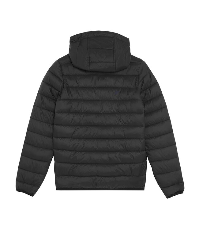 Lyle & Scott winter winterjas jongens - zwart - gewatteerd