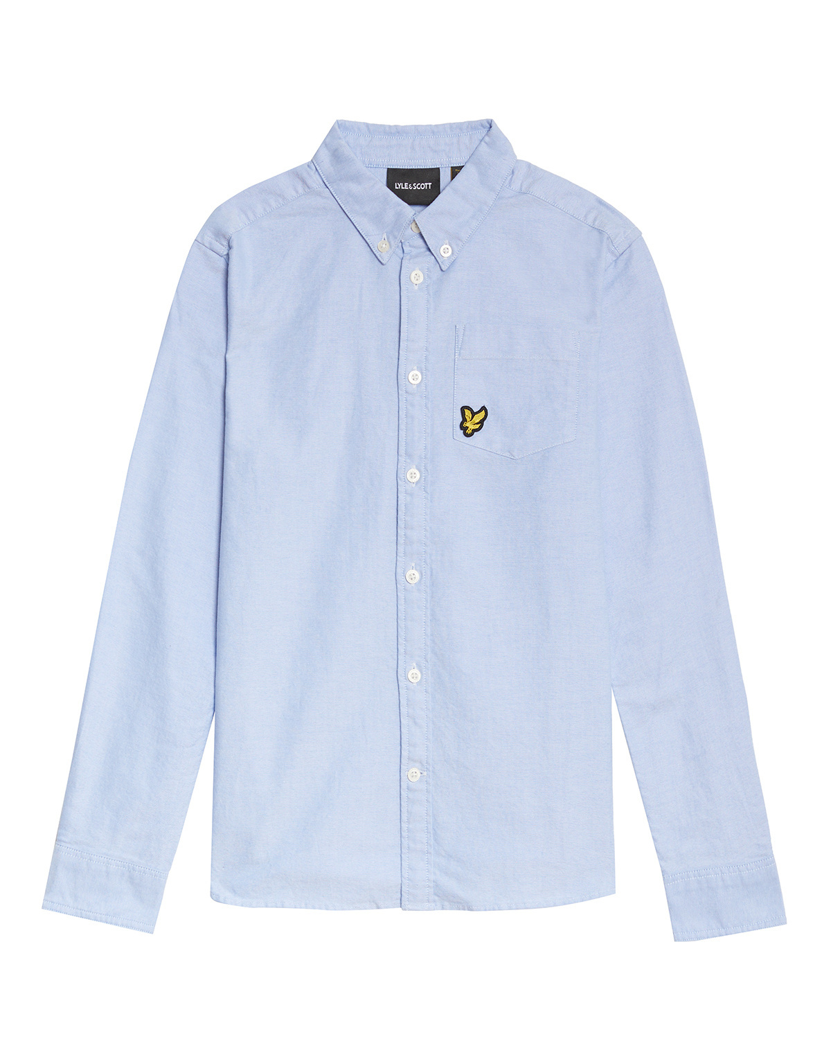 Lyle & Scott winter oxford shirt jongens - blauw afbeelding