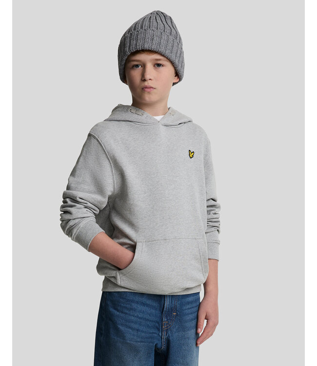 Lyle & Scott winter hoodie jongens - licht grijs