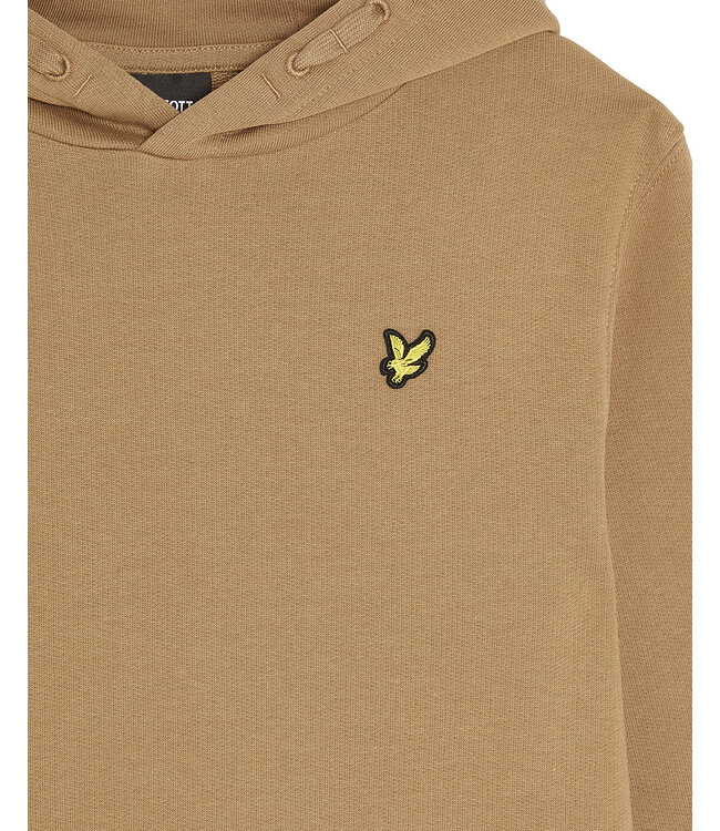 Lyle & Scott winter hoodie jongens - bruin