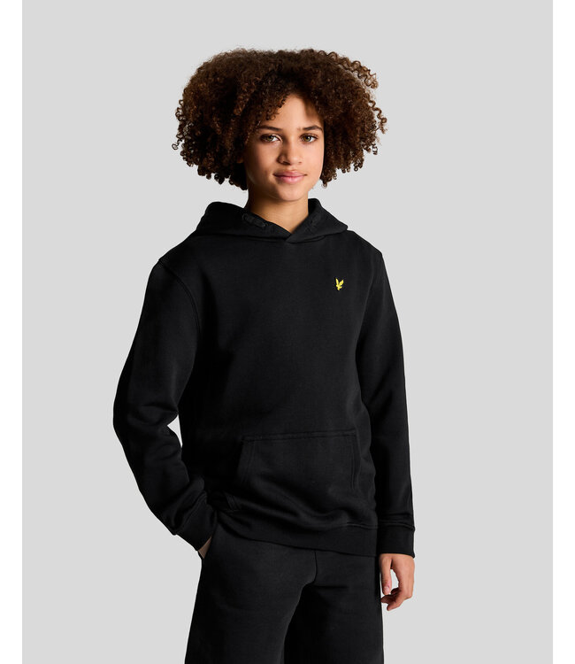 Lyle & Scott winter hoodie jongens - zwart