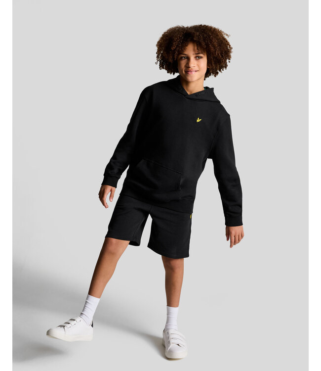 Lyle & Scott winter hoodie jongens - zwart