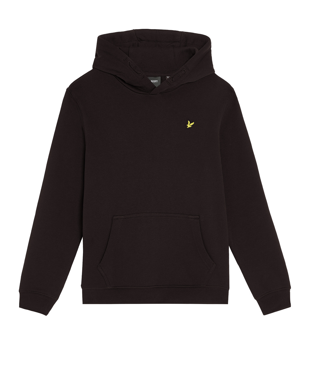Lyle & Scott winter hoodie jongens - zwart - brush afbeelding