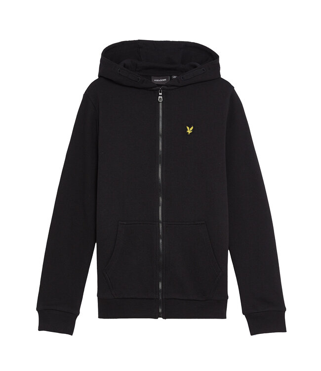 Lyle & Scott winter vest jongens - zwart - capuchon