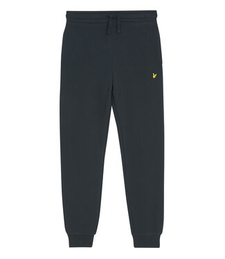 Lyle & Scott winter sweat broek jongens - donker navy blauw - brush