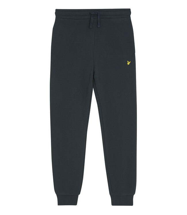 Lyle & Scott winter sweat broek jongens - donker navy blauw - brush
