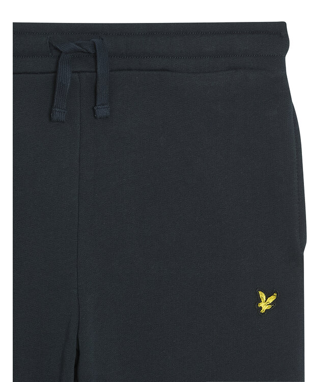 Lyle & Scott winter sweat broek jongens - donker navy blauw - brush
