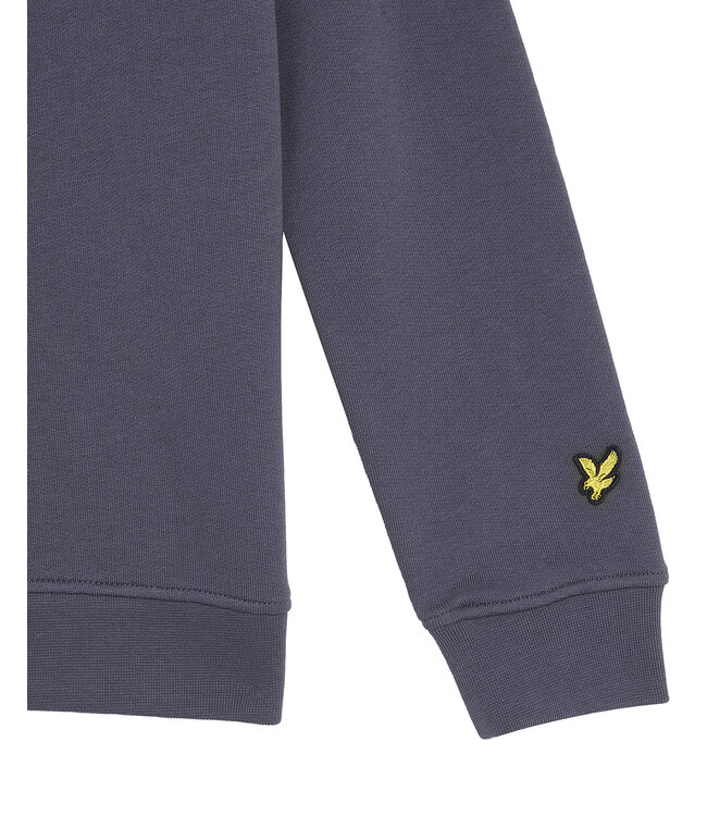 Lyle & Scott winter sweater jongens - donker blauw - Script