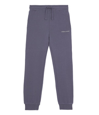Lyle & Scott winter sweat broek jongens - donker blauw - Script - geborduurd