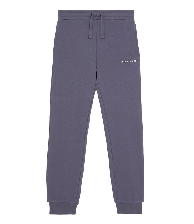 Lyle & Scott winter sweat broek jongens - donker blauw - Script - geborduurd