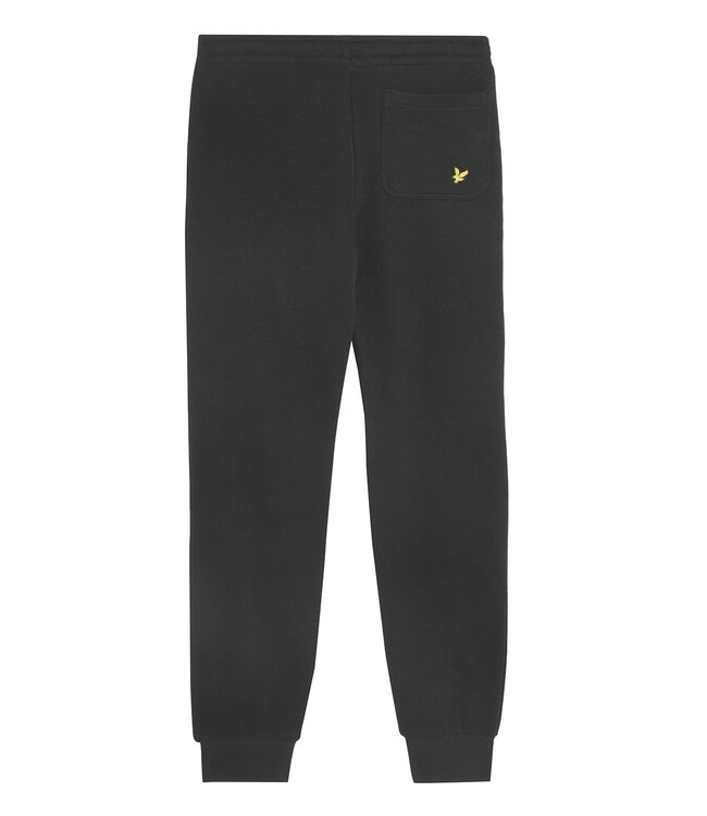 Lyle & Scott winter sweat broek jongens - zwart - Script - geborduurd