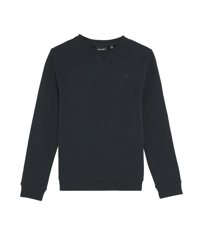 Lyle & Scott winter sweater jongens - donker navy blauw - Tonal