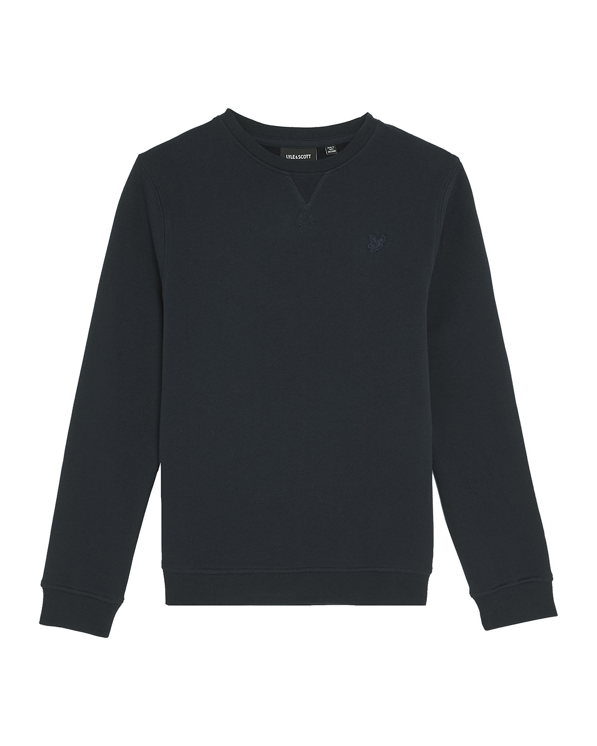 Lyle & Scott winter sweater jongens - donker navy blauw - Tonal afbeelding