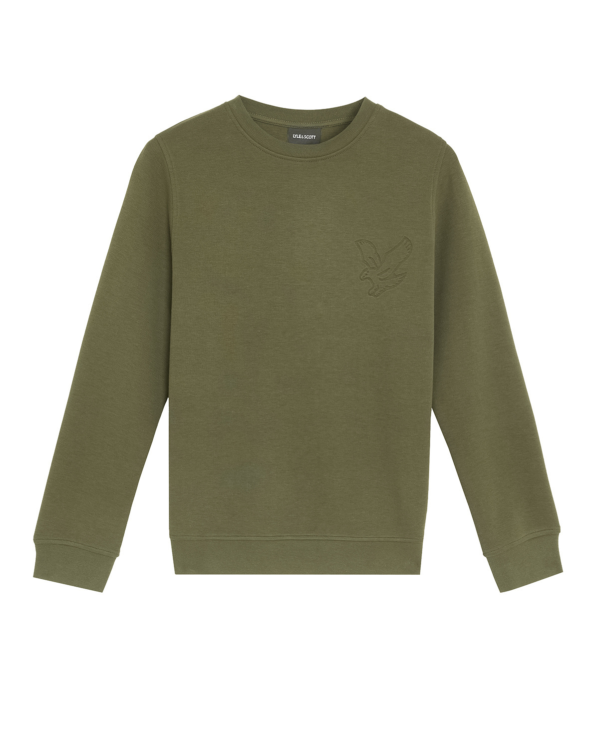 Lyle & Scott winter sweater jongens - donker groen - geborduurd afbeelding