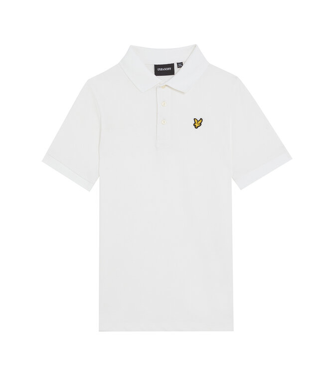 Lyle & Scott winter polo shirt jongens - wit