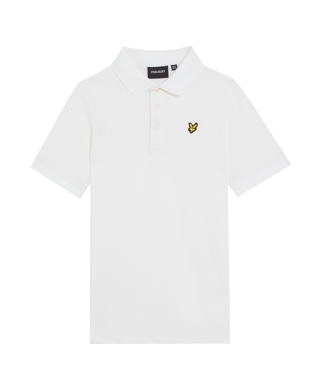 Lyle & Scott winter polo shirt jongens - wit afbeelding