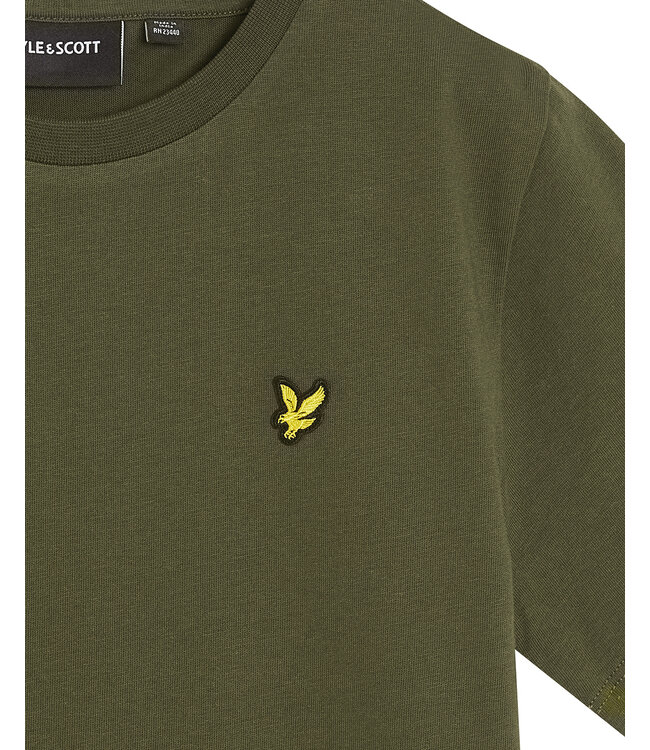 Lyle & Scott winter t-shirt jongens - donker groen