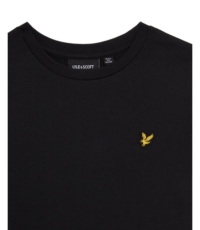 Lyle & Scott winter t-shirt jongens - zwart