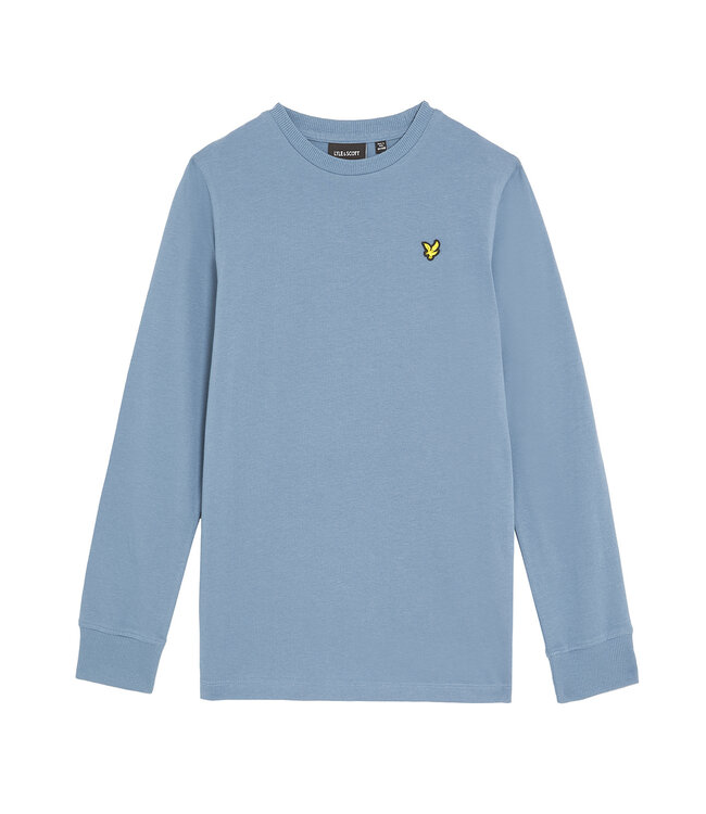 Lyle & Scott winter t-shirt jongens - blauw - longsleeve