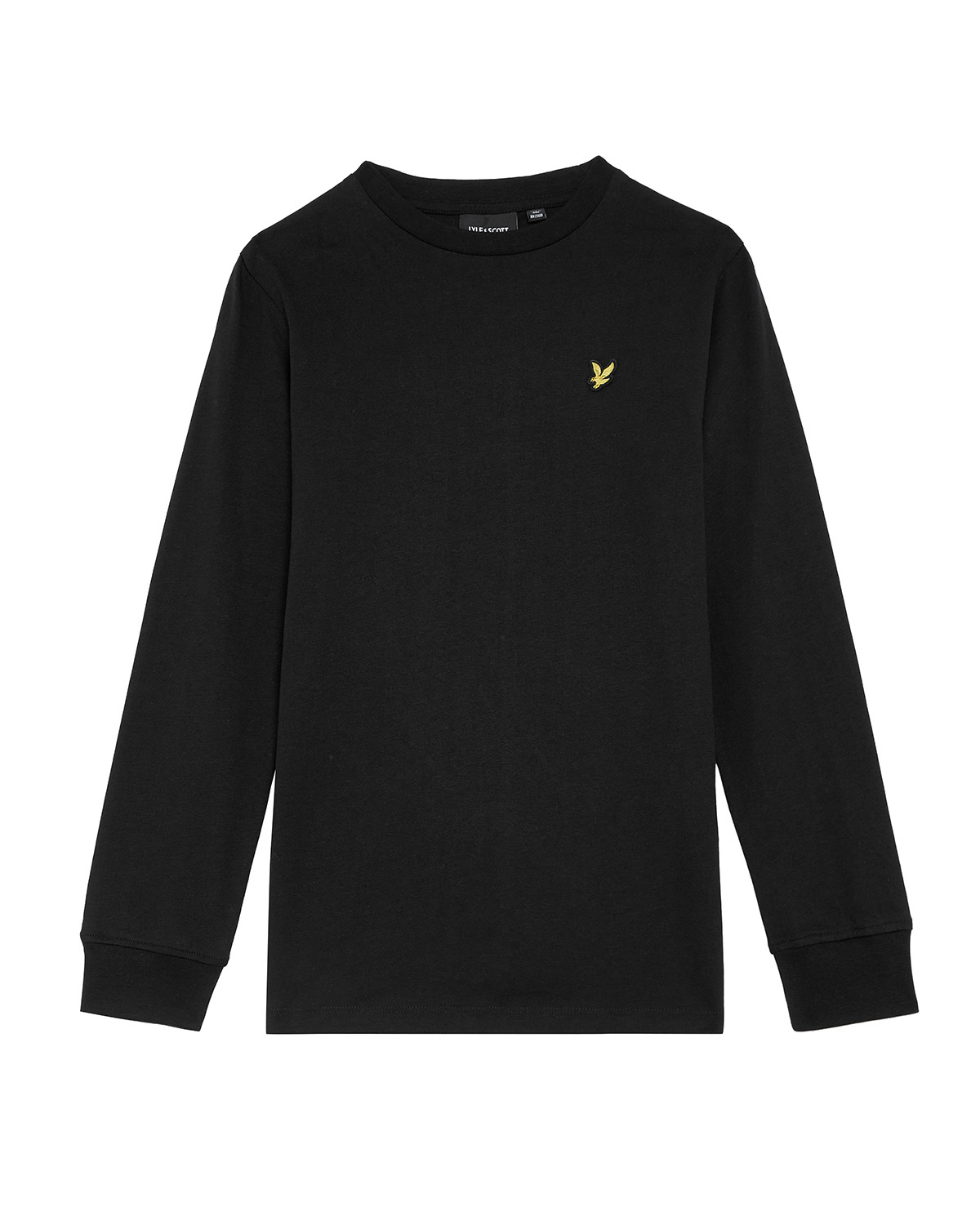 Lyle & Scott winter t-shirt jongens - zwart - longsleeve afbeelding