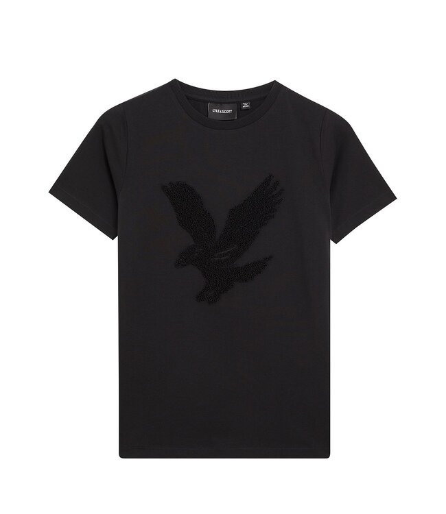 Lyle & Scott winter t-shirt jongens - zwart