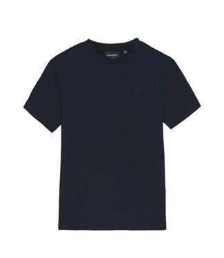 Lyle & Scott winter t-shirt jongens - donker navy blauw - Tonal