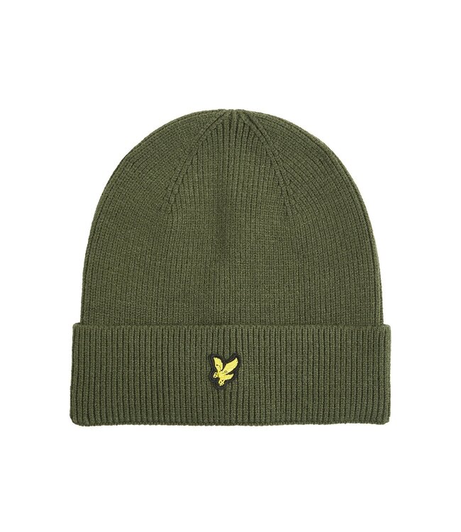 Lyle & Scott winter muts jongens - donker groen