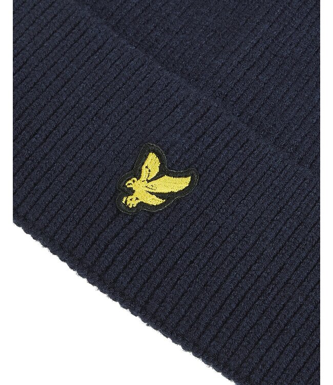 Lyle & Scott winter muts jongens - donker navy blauw