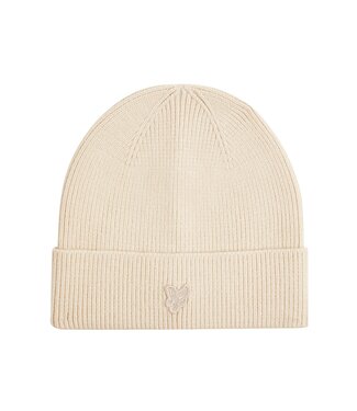 Lyle & Scott winter muts jongens - beige - Tonal Eagle