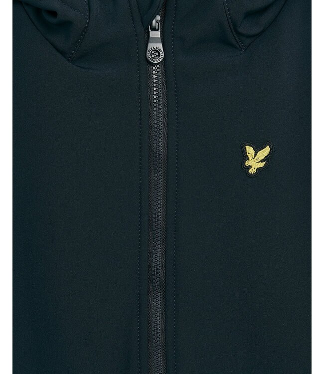Lyle & Scott winter softshell jas jongens - donker navy blauw - capuchon