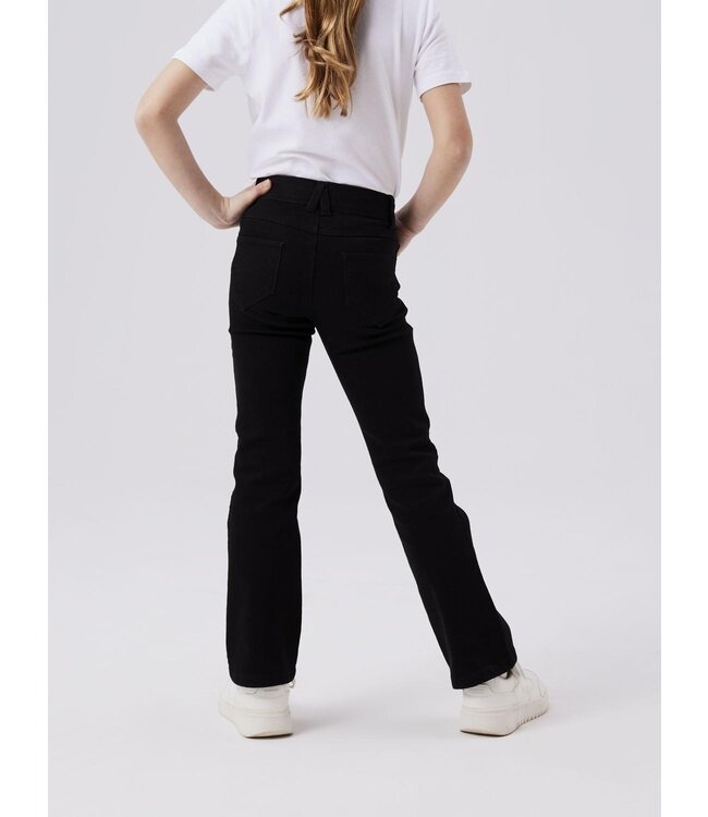 Name it winter jeansbroek meisjes - zwart - bootcut fit - NkfPolly