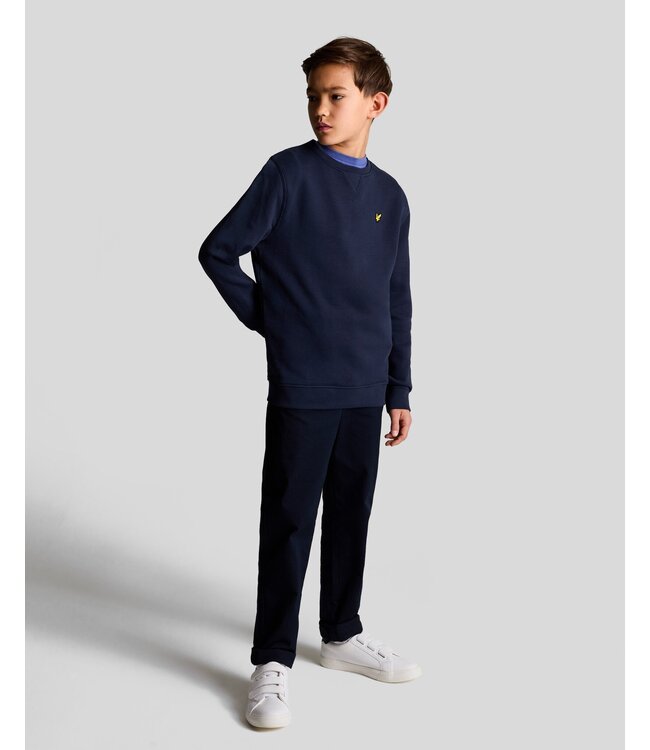 Lyle & Scott winter sweater jongens - navy blauw