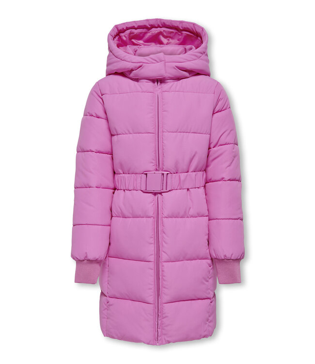 Kids ONLY winter winterjas meisjes - roze - gewatteerd - KogMaggi