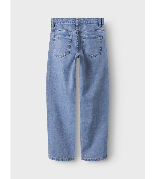 Name it winter jeansbroek meisjes - blauw - straight fit / starts - NkfRose