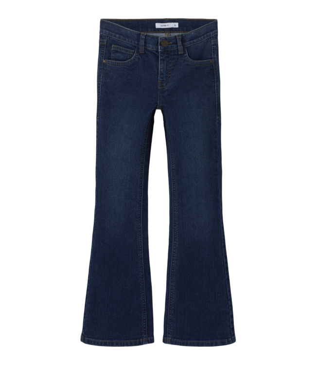 Name it winter jeansbroek meisjes - blauw - bootcut fit - NkfPolly