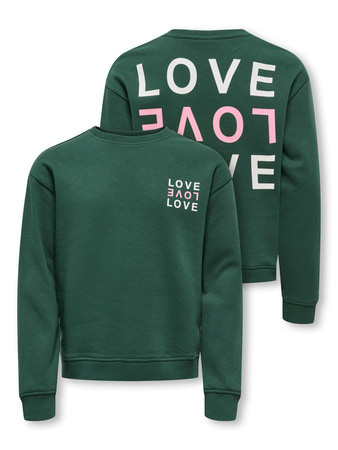 Kids ONLY winter sweater meisjes - groen - KogCamine - regular fit afbeelding