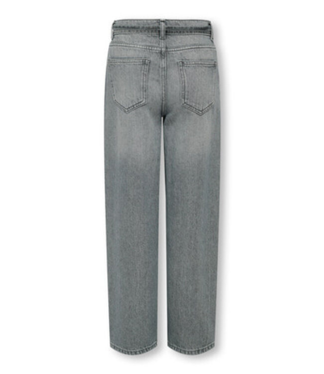 Kids ONLY winter jeansbroek meisjes - grijs - KogGianna - balloon fit