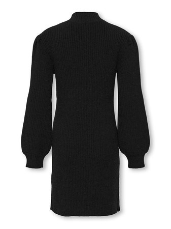 Kids ONLY winter jurk meisjes - zwart - KogKatia - comfort fit, gebreid afbeelding
