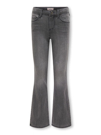 Kids ONLY winter jeansbroek meisjes - grijs - KogRoyal - flared fit afbeelding