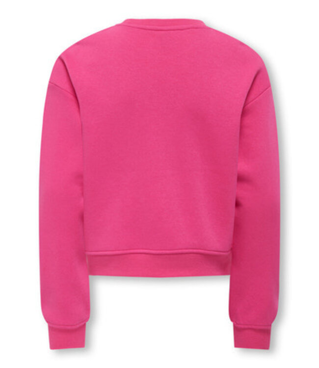 Kids ONLY winter sweater meisjes - roze - KogSweat - loose fit